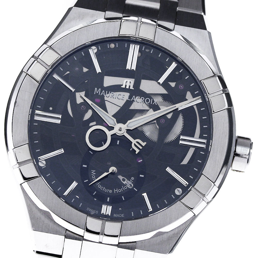 MAURICE LACROIX Icon Mercury AI6088-SS002-030-1 black Dial Automatic Men's Watch_811914