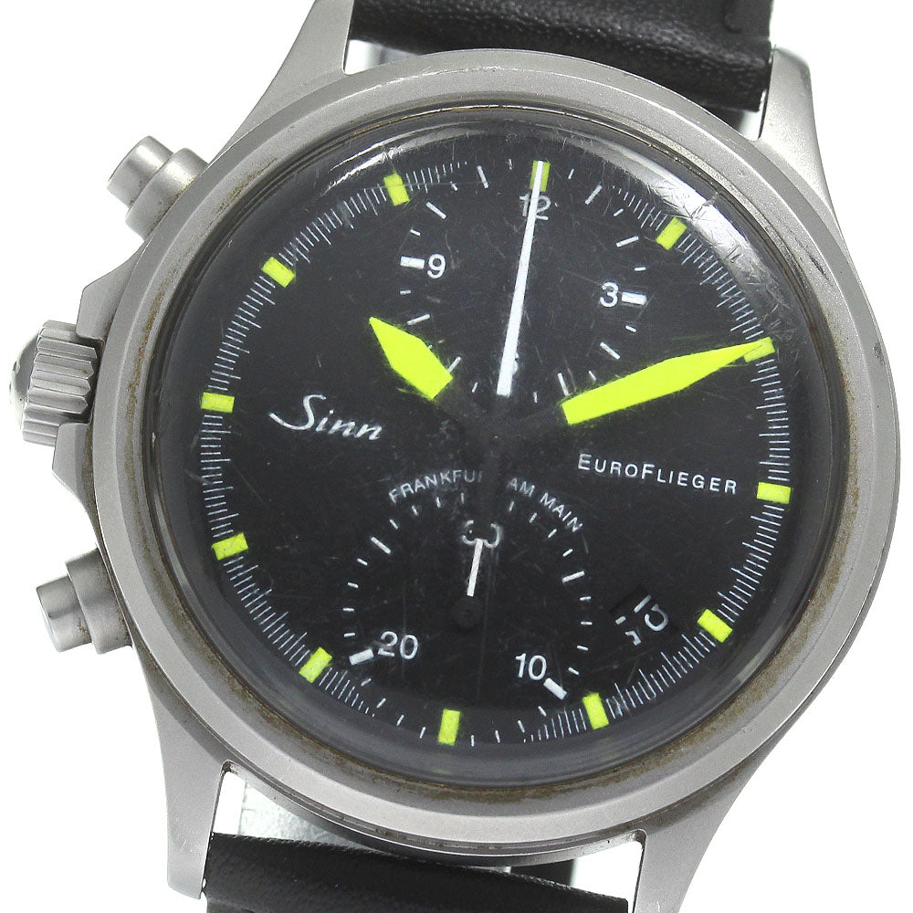 Sinn Euro freeger 356.EURO FLIEGER Chronograph black Dial Automatic Men's Watch_811930