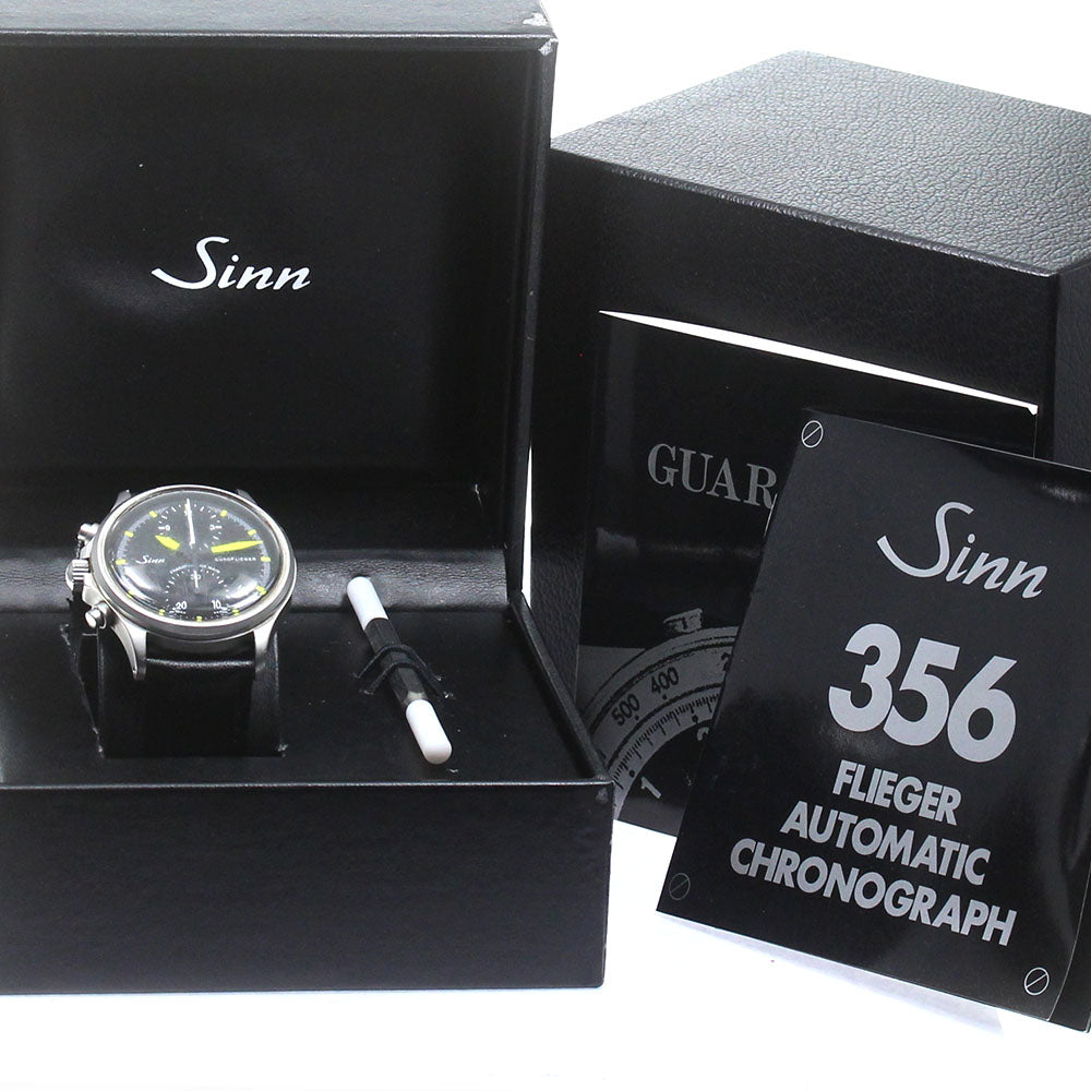 Sinn Euro freeger 356.EURO FLIEGER Chronograph black Dial Automatic Men's Watch_811930