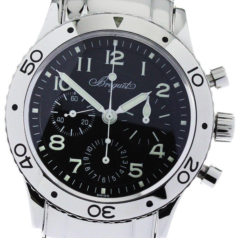 Breguet Aeronaval type XX 3800 Chronograph Black Dial Automatic Men's _811985