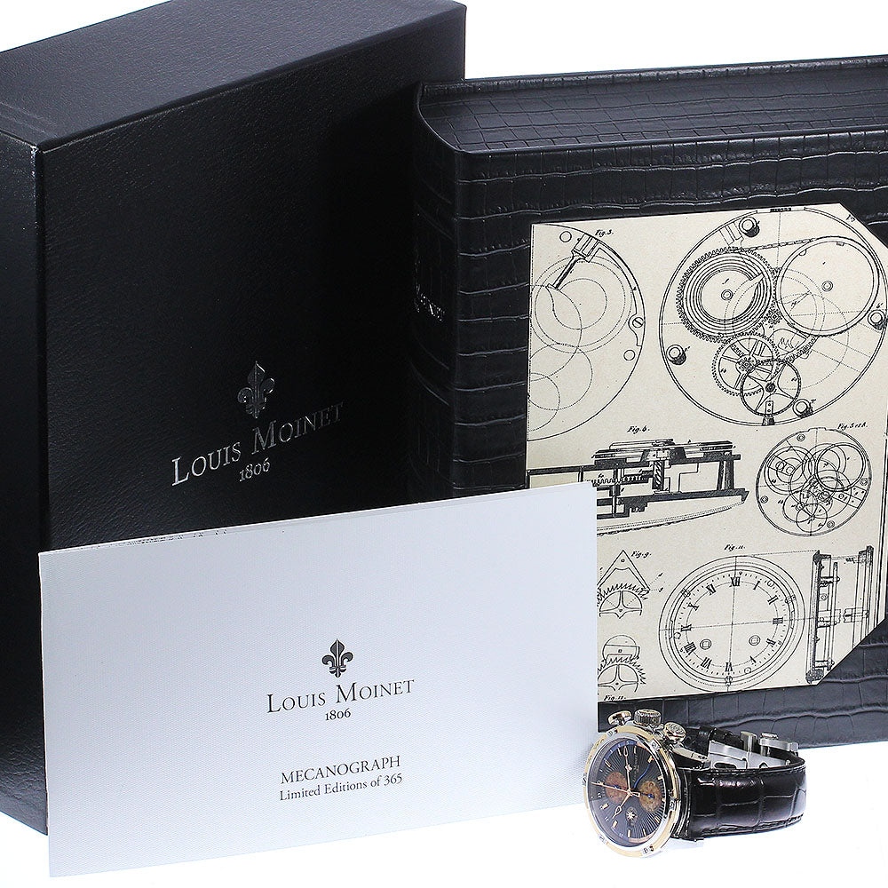 LOUIS MOINET LM31.40.OP/50 Geograph black Dial Automatic Men's Watch_812019