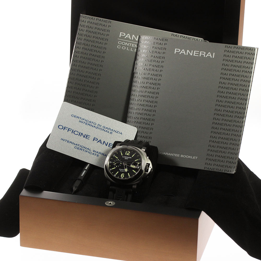 PANERAI Luminor PAM00297 GMT Date Small Second Automatic Men's Watch_812140