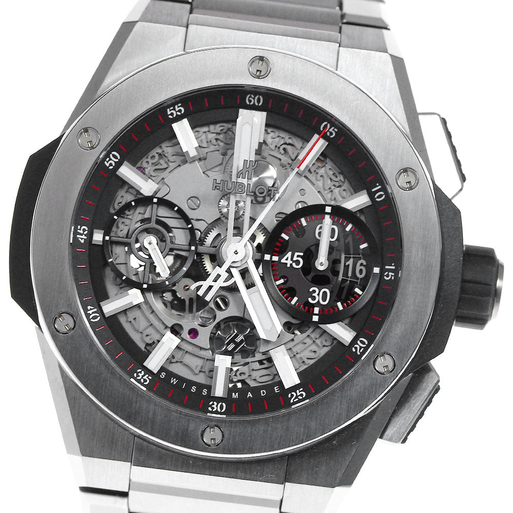 HUBLOT Big Bang Integral Titanium 451.NX.1170.NX Chronograph skeleton Dial Automatic Men's Watch_812219