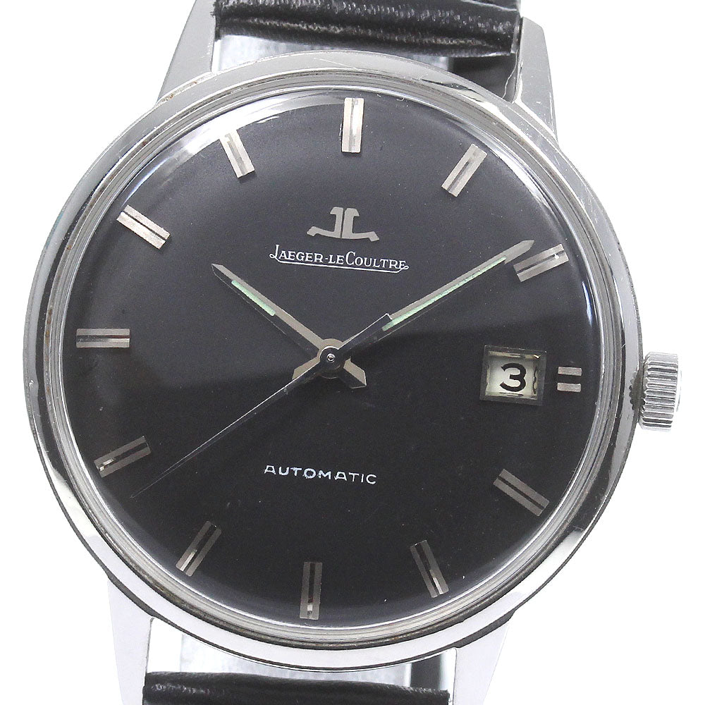 JAEGER-LECOULTRE Vintage cal.K881 Date Black Dial Automatic Men's Watch_812280