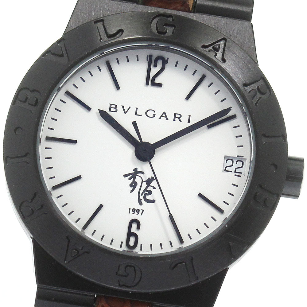 BVLGARI Diagono Sports Hong Kong Handover Commemorative Limited Model LC29S Date white Dial Automatic Ladies Watch_812412