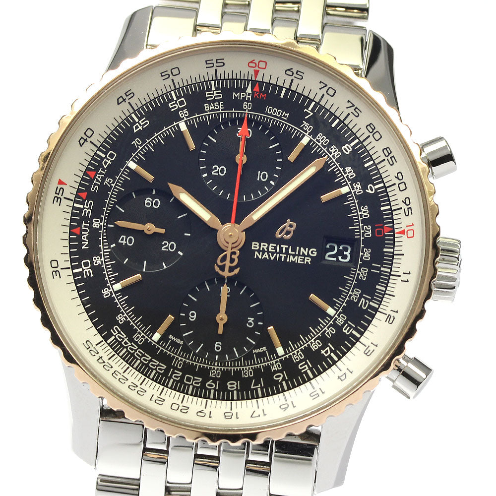 BREITLING Navitimer Chronograph 41 U13324 Date Black Dial Automatic Men's_813054
