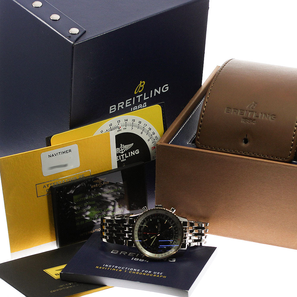 BREITLING Navitimer Chronograph 41 U13324 Date Black Dial Automatic Men's_813054