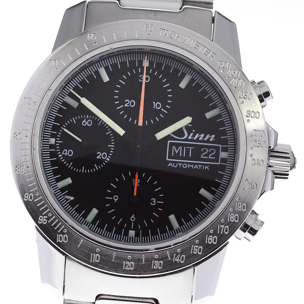 Sinn autobahn 303 Chronograph day date black Dial Automatic Men's Watch_813136