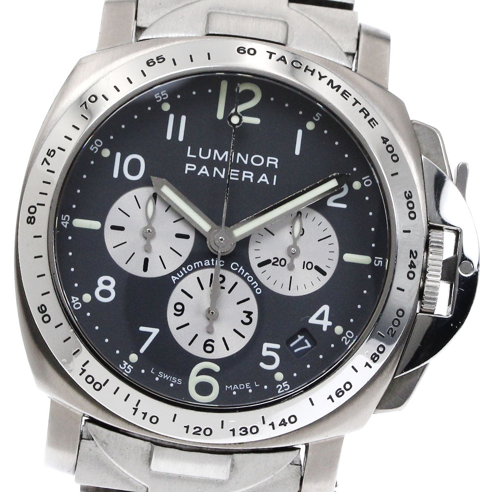 PANERAI Luminor Chronograph PAM00122 Date gray Dial Automatic Men's Watch_813204