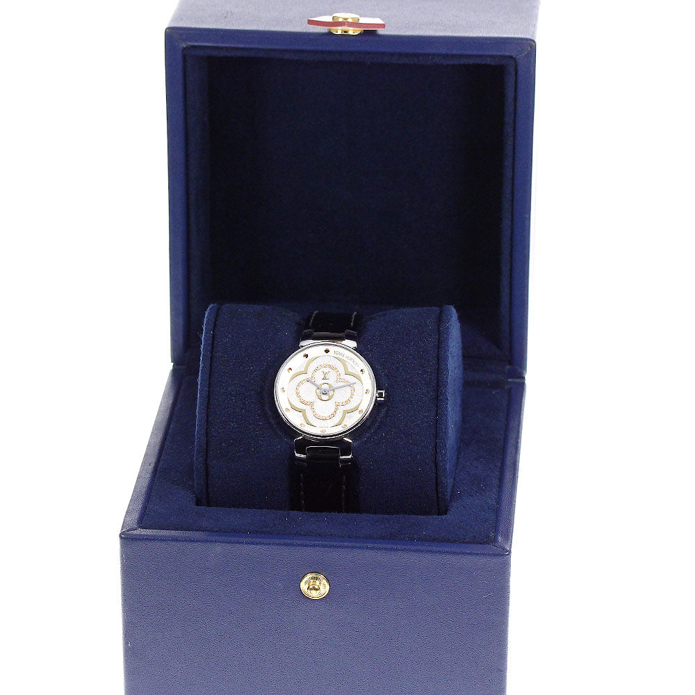 LOUIS VUITTON Tambour Moon Divine PM QA017 diamond Quartz Ladies Watch_813264