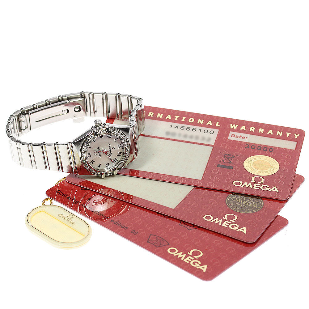 OMEGA Constellation Mini 1466.61 Diamond Bezel Quartz Ladies Watch_813428