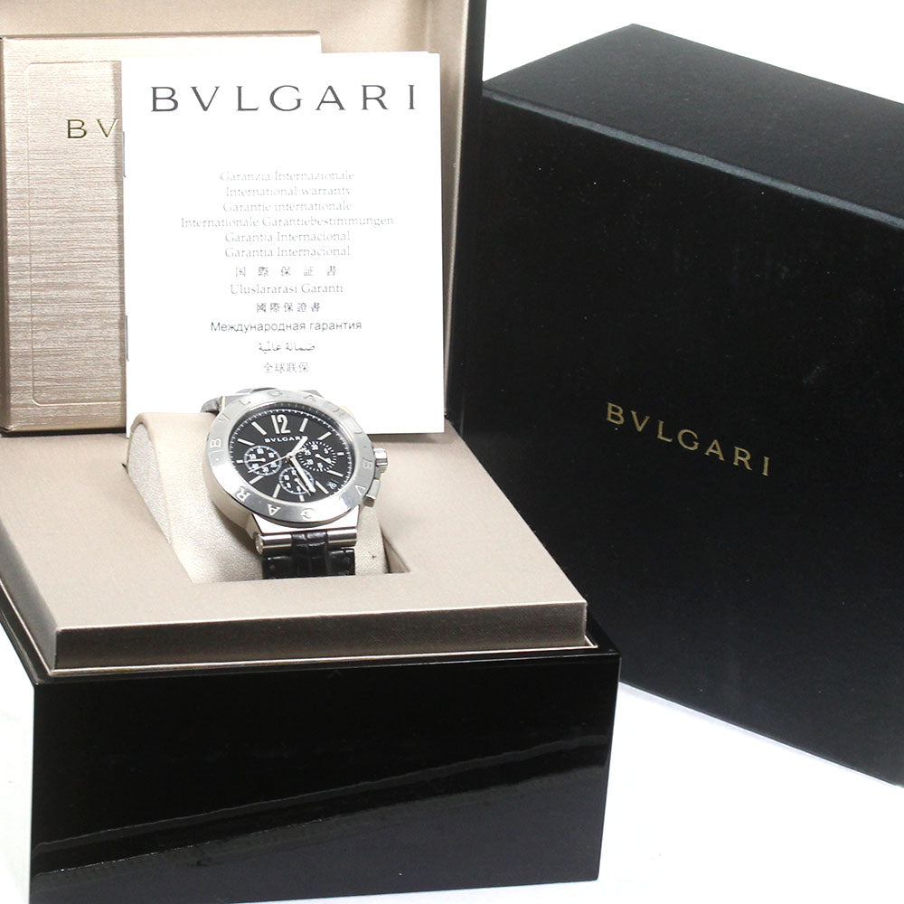 BVLGARI Diagono Verochissimo DG41SCH Chronograph Date black Dial Automatic Men's Watch_814038