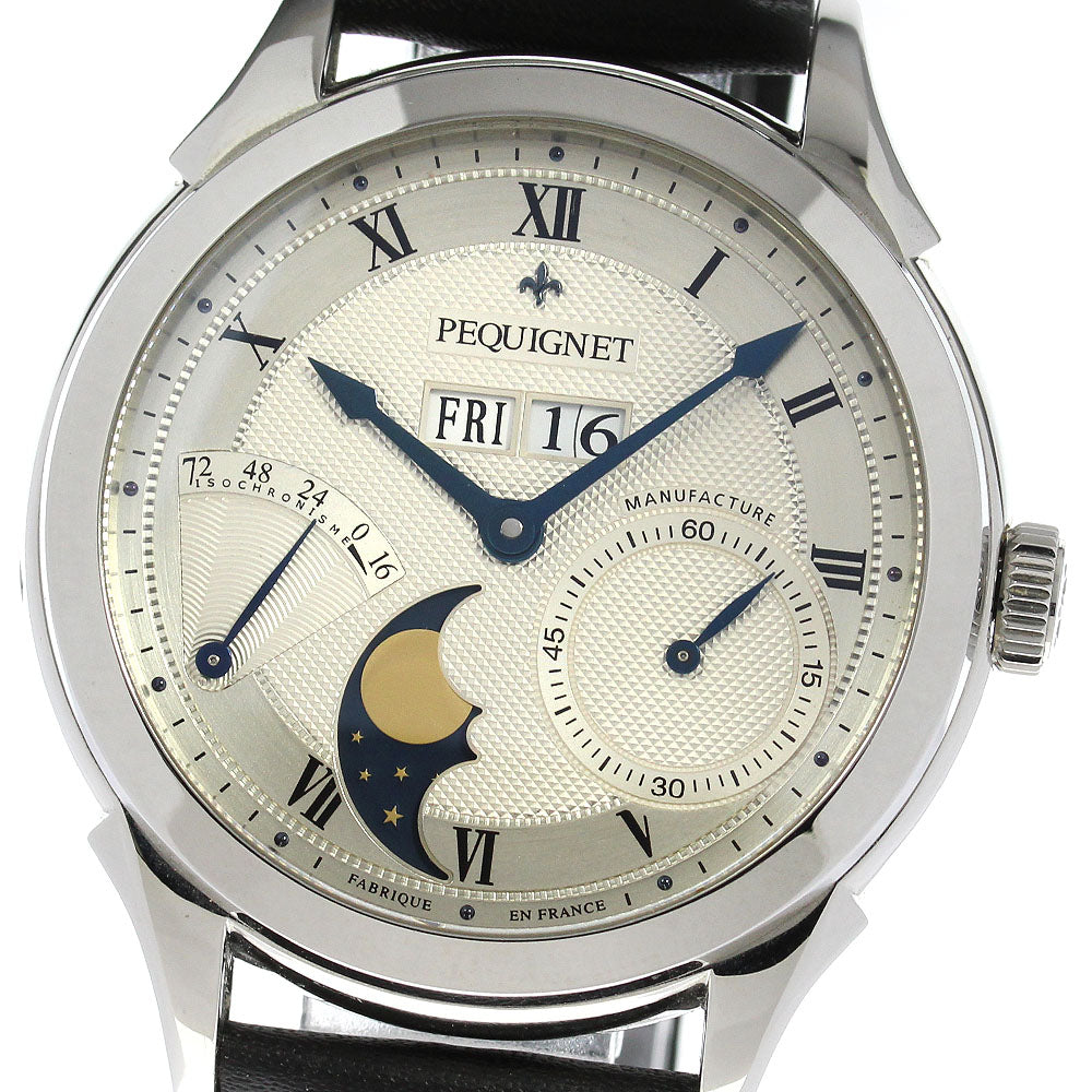 Pequignet Rue Royale Quatre Fonction 9010437 Moon phase Automatic Men's_814055