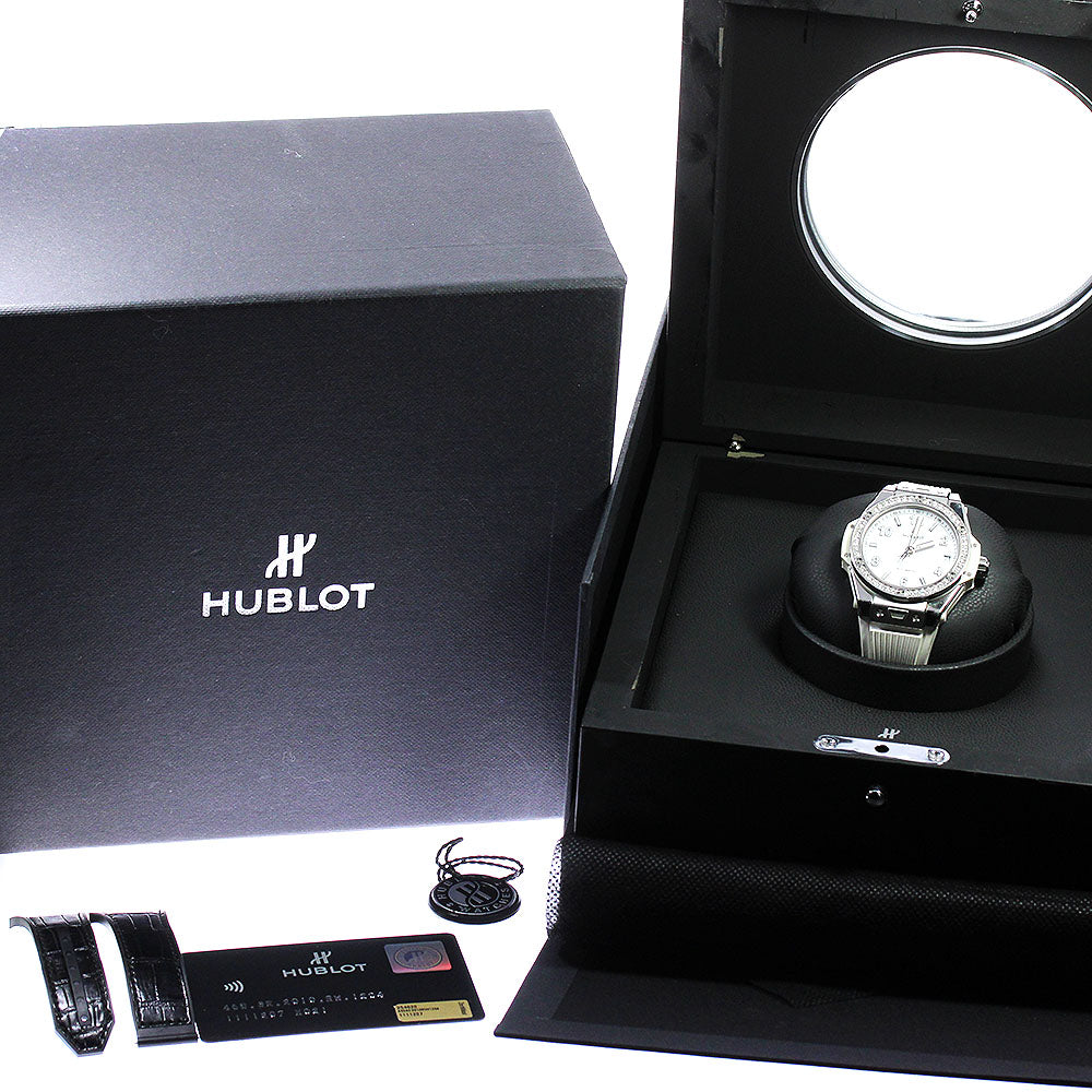HUBLOT Big Bang One Click Steel Diamond 465.SE.2010.RW.1204 white Dial Automatic Boy's Watch_814057
