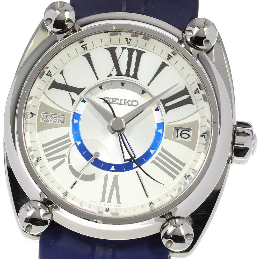 SEIKO Galante SBLA111/5R66-0BK0 3P diamond Spring drive Men's Watch_814087