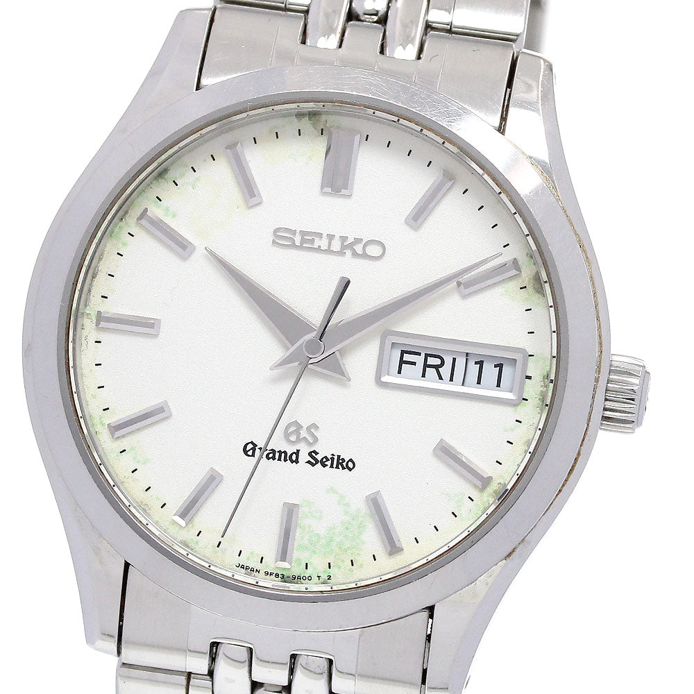 SEIKO Grand Seiko SBGT001/9F83-9A00 Day date Silver Dial Quartz Men's_814094