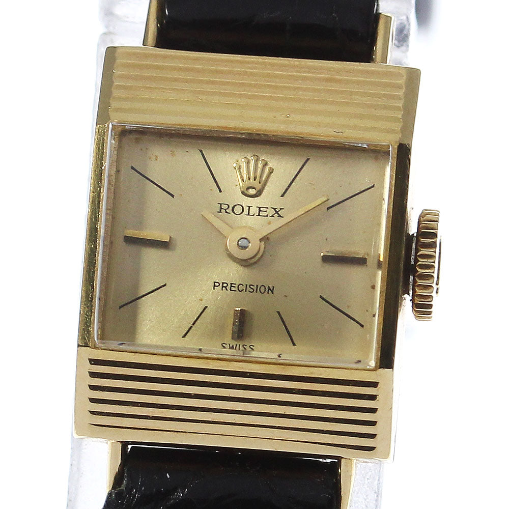 ROLEX Precision 2159 K18YG cal.1800 gold Dial Hand Winding Ladies Watch_814113