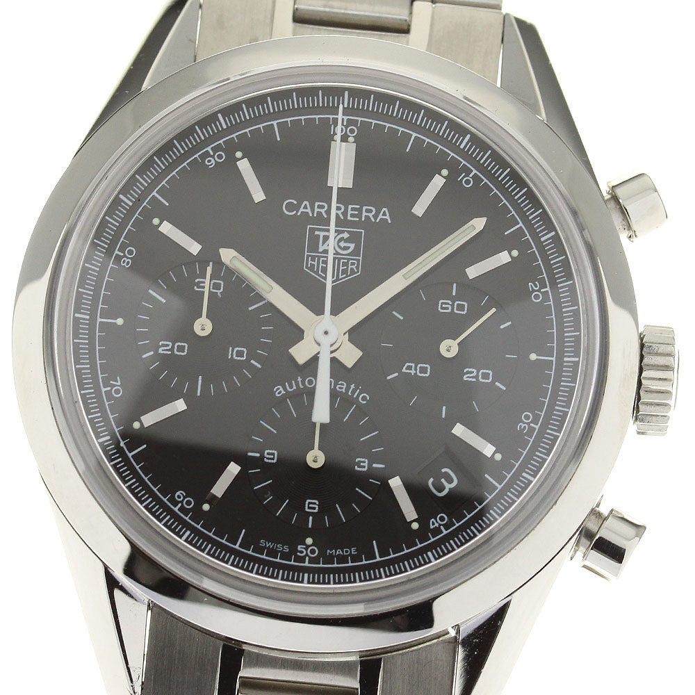 TAG HEUER Carrera CV2111-0 Chronograph black Dial Automatic Men's Watch_814225