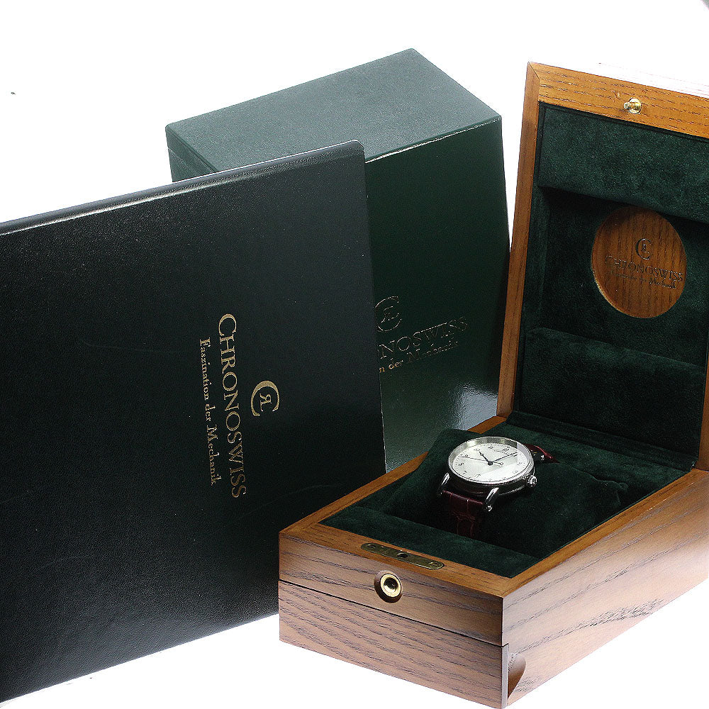 Chronoswiss Cairos CH2823 Date Silver Dial Automatic Men's Watch_814366