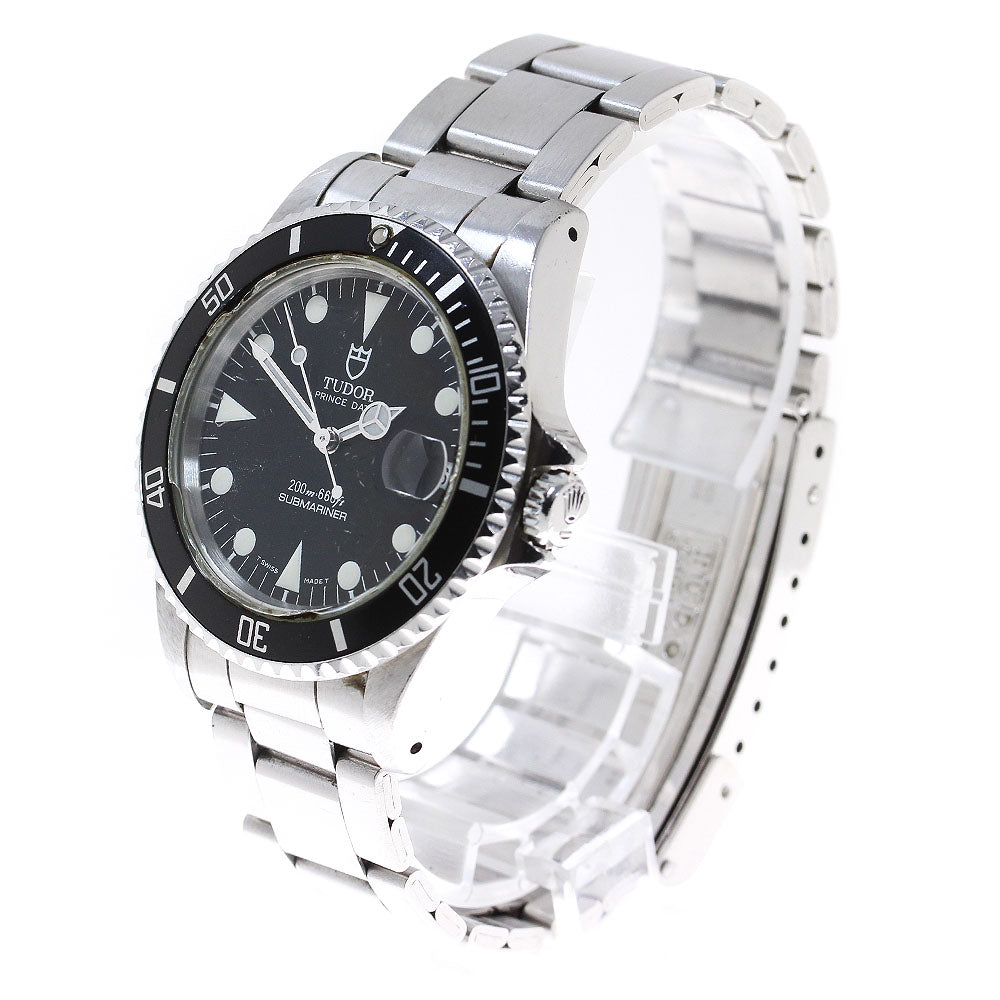 TUDOR Prince Date Submariner 75190 Cal.2824-2 black Dial AT Boy's Watch_814494