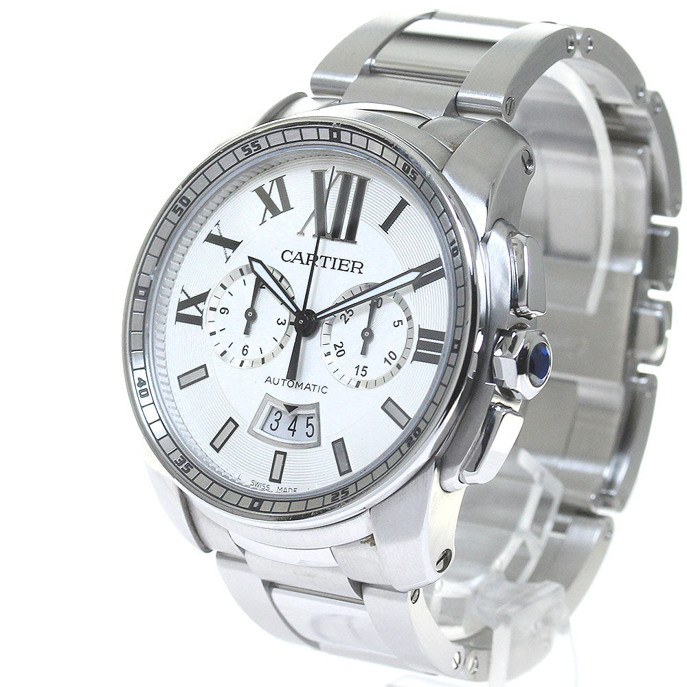 CARTIER Calibre de Cartier W7100045 Chronograph Automatic Men's Watch_814495