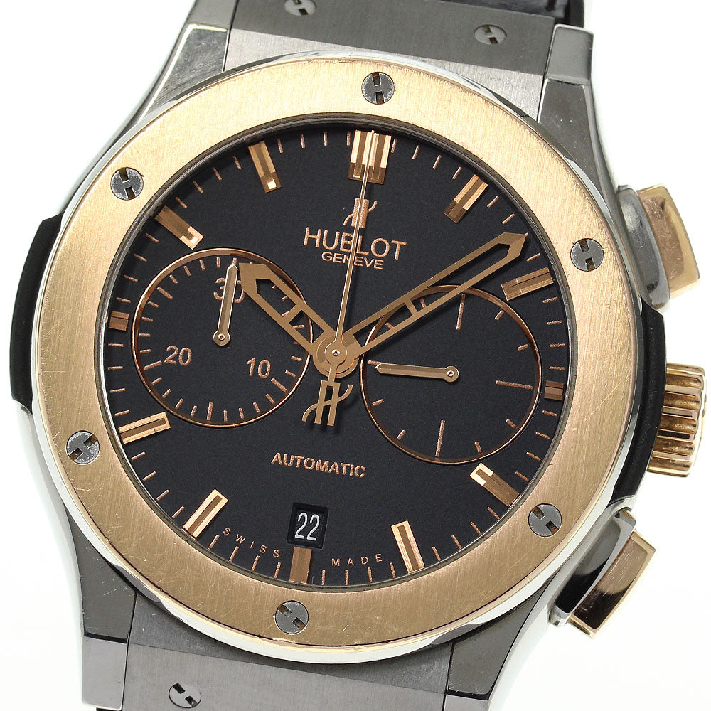 HUBLOT Classic fusion 521.NO.1180.LR Chronograph black Dial Automatic Men's Watch_814545