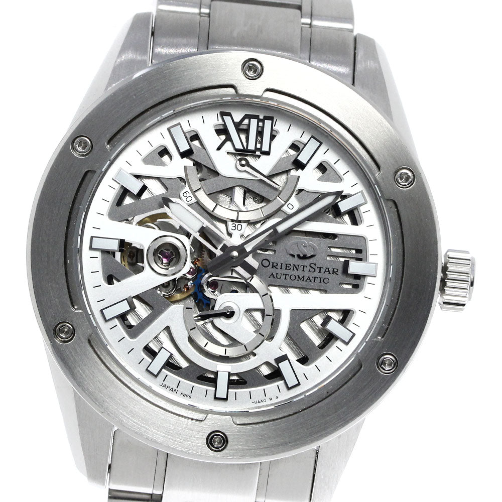 ORIENT Orient star F8F6-UAA0 Power reserve skeleton Automatic Men's Watch_814602