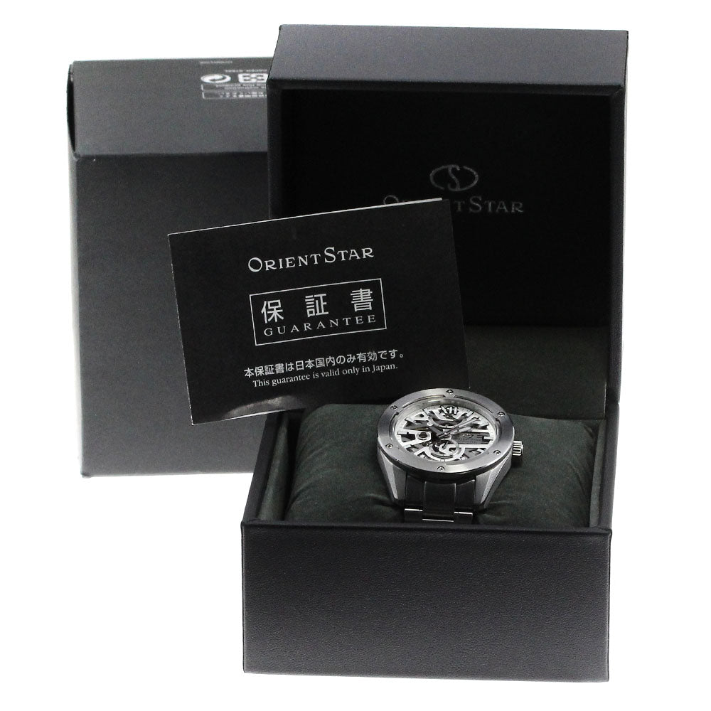 ORIENT Orient star F8F6-UAA0 Power reserve skeleton Automatic Men's Watch_814602