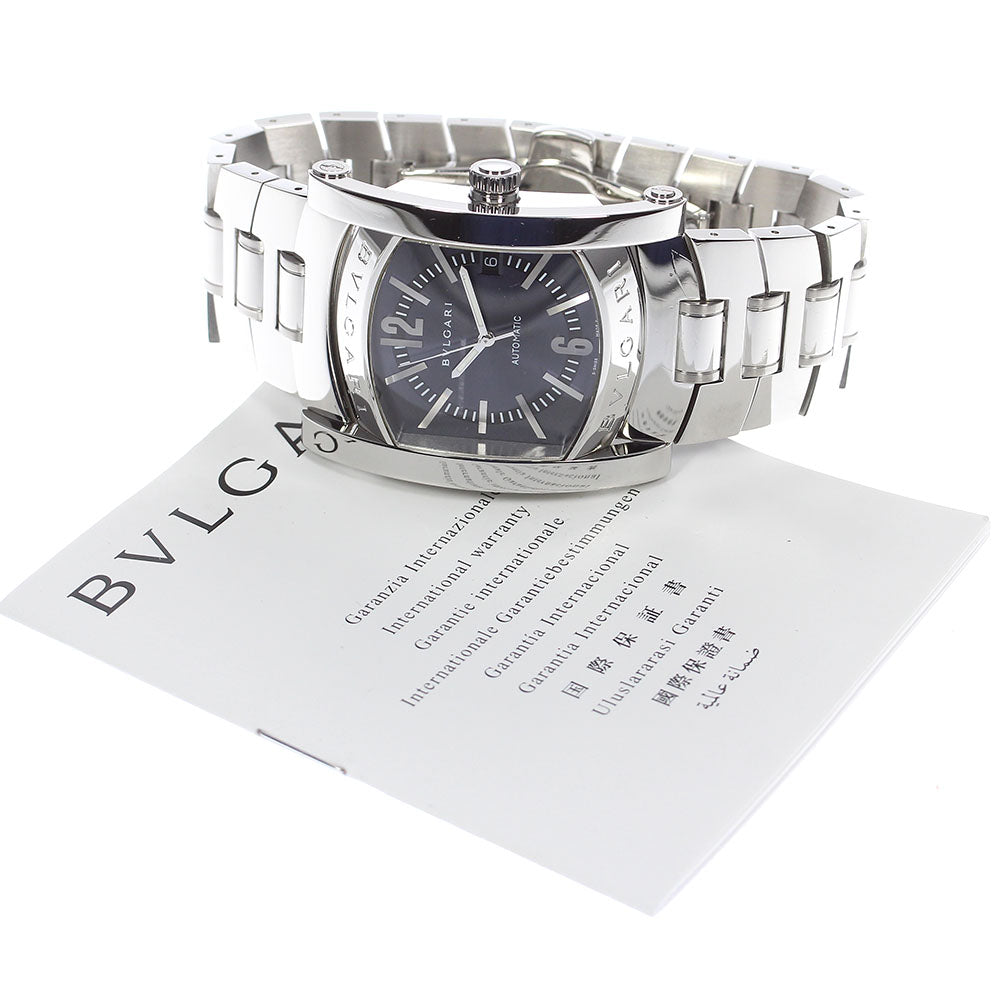 BVLGARI Assioma AA48S Date Navy Dial Automatic Men's Watch_814607