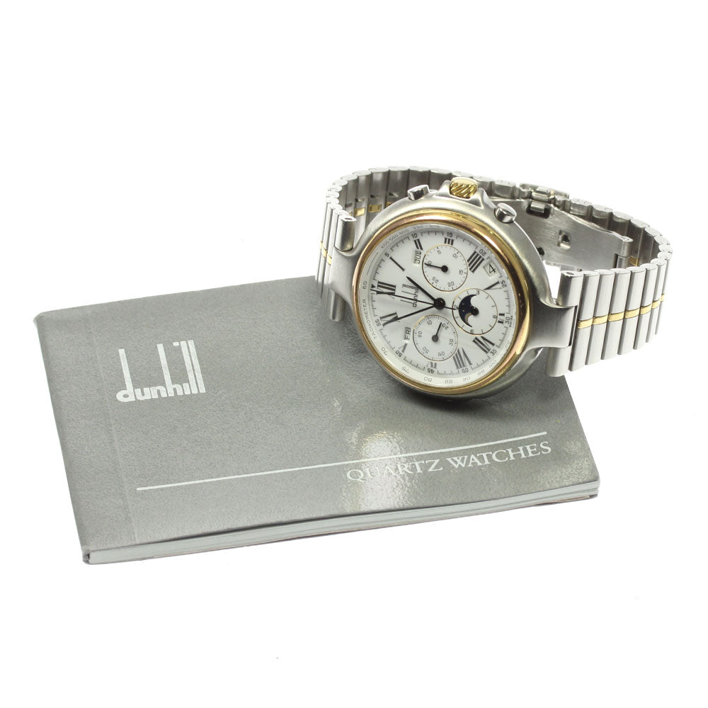 Dunhill Millennium DC3319 Moon Phase El Primero white Dial AT Men's Watch_814711