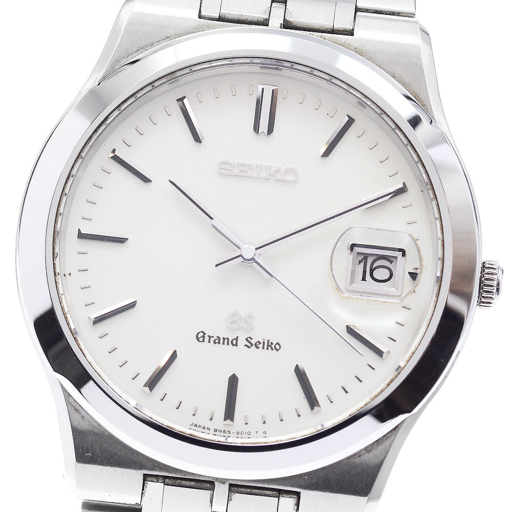 SEIKO Grand Seiko SBGG007/8N65-9010 Date Silver Dial Quartz Men's Watch_814767