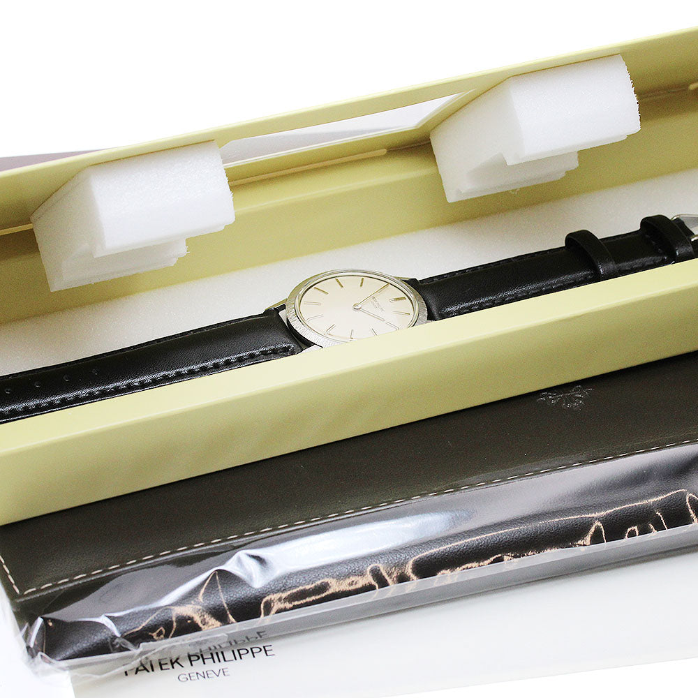 PATEK PHILIPPE Calatrava 3509A Silver Dial Hand Winding Men's Watch_814923