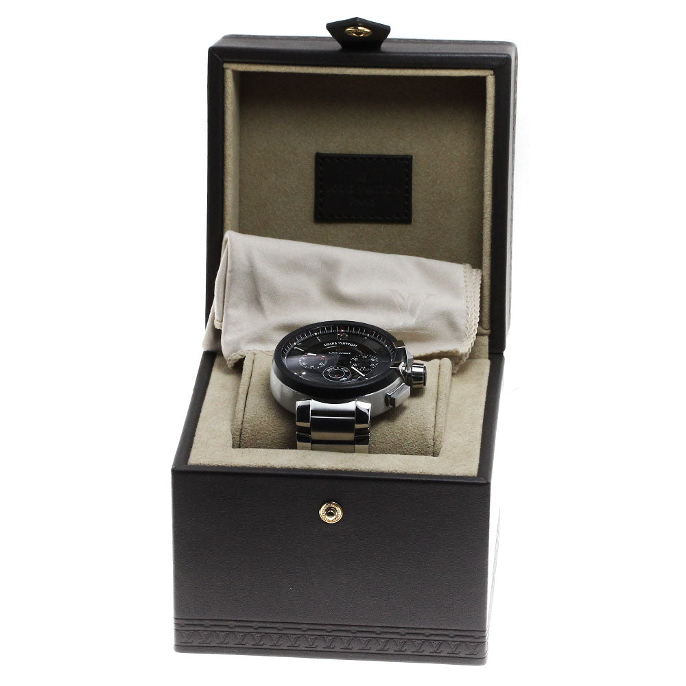 LOUIS VUITTON Tambour Q1052 Chronograph GMT Automatic Men's Watch_814966