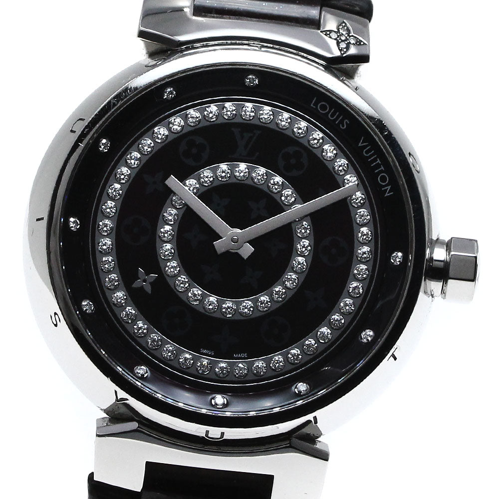 LOUIS VUITTON Tambour Diamon GM Q111C diamond dial Quartz Men's Watch_815056