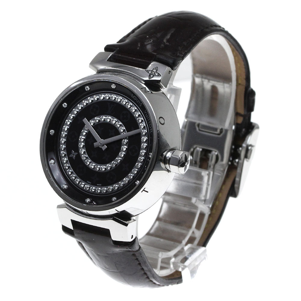 LOUIS VUITTON Tambour Diamon GM Q111C diamond dial Quartz Men's Watch_815056