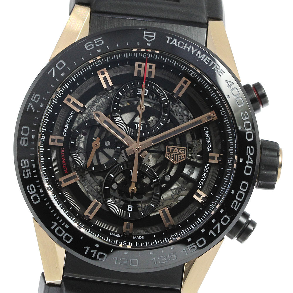 TAG HEUER Carrera CAR2A5A Chronograph skeleton Dial Automatic Men's Watch_815072