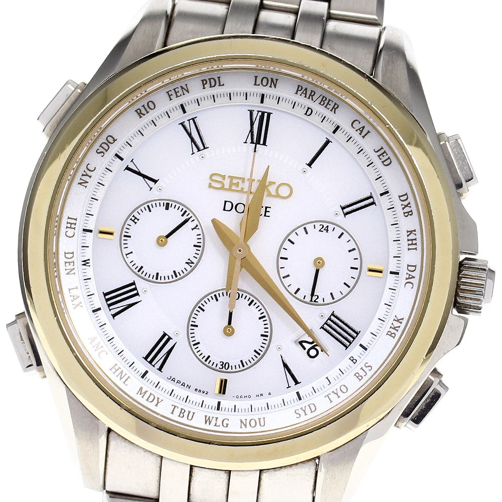 SEIKO Dolce Exceline SADA038/8B92-0AJ0 Solar Powered Radio Men's Watch_815099