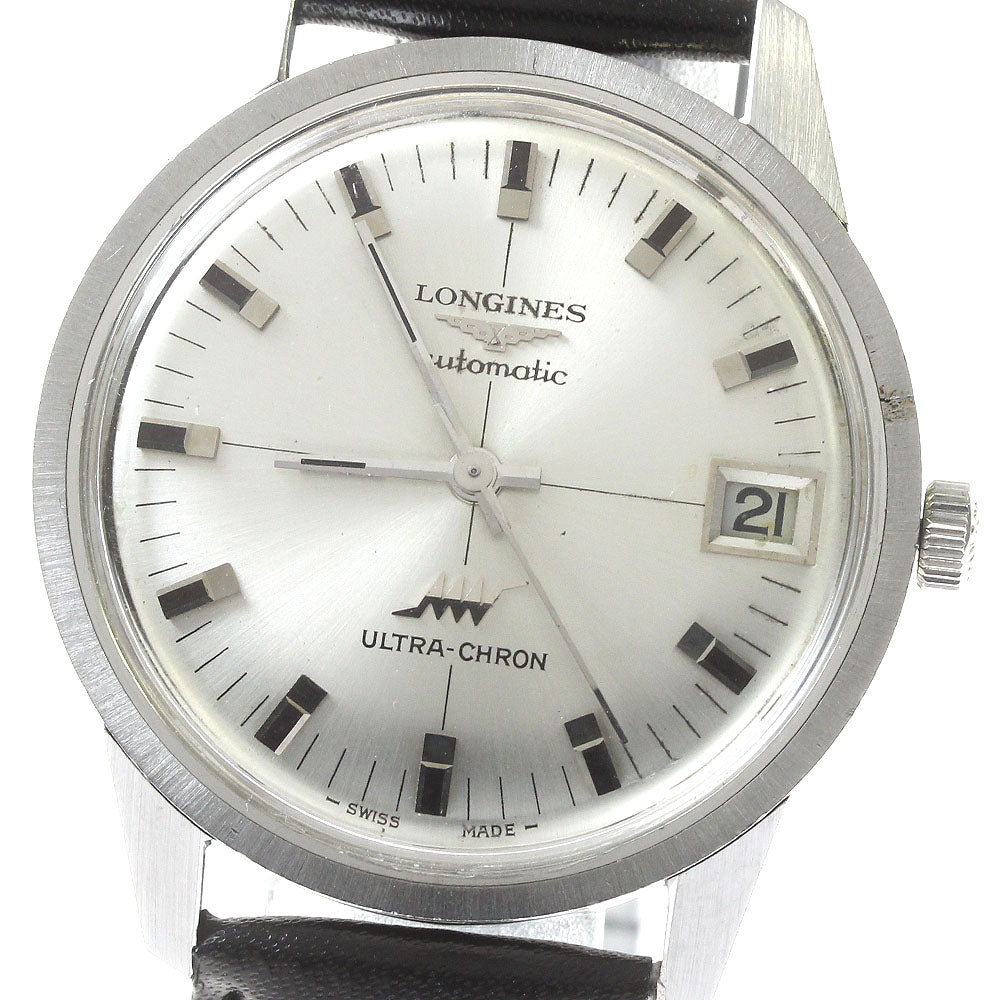 LONGINES Ultracron Date Silver Dial Automatic Men's Watch_815282