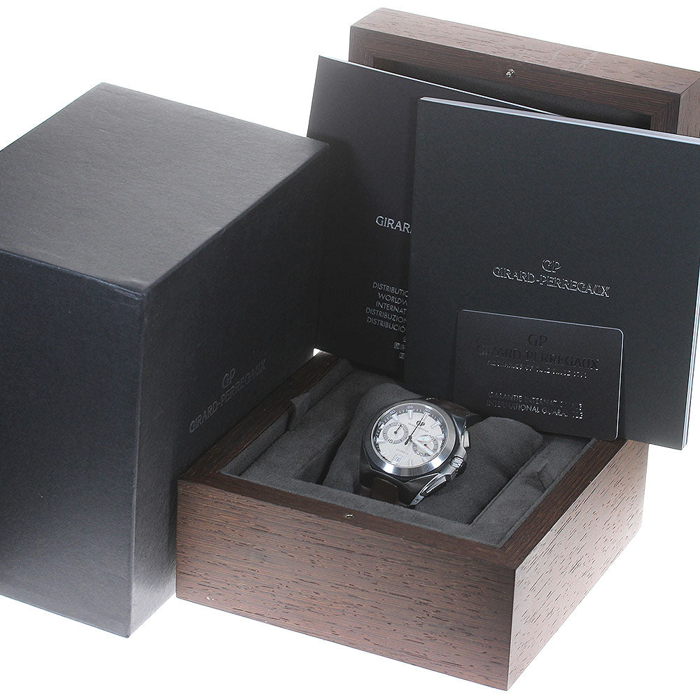 GIRARD-PERREGAUX Chronohawk 49970-11-131-HDBA Guilloched Bar AT Men's_815296