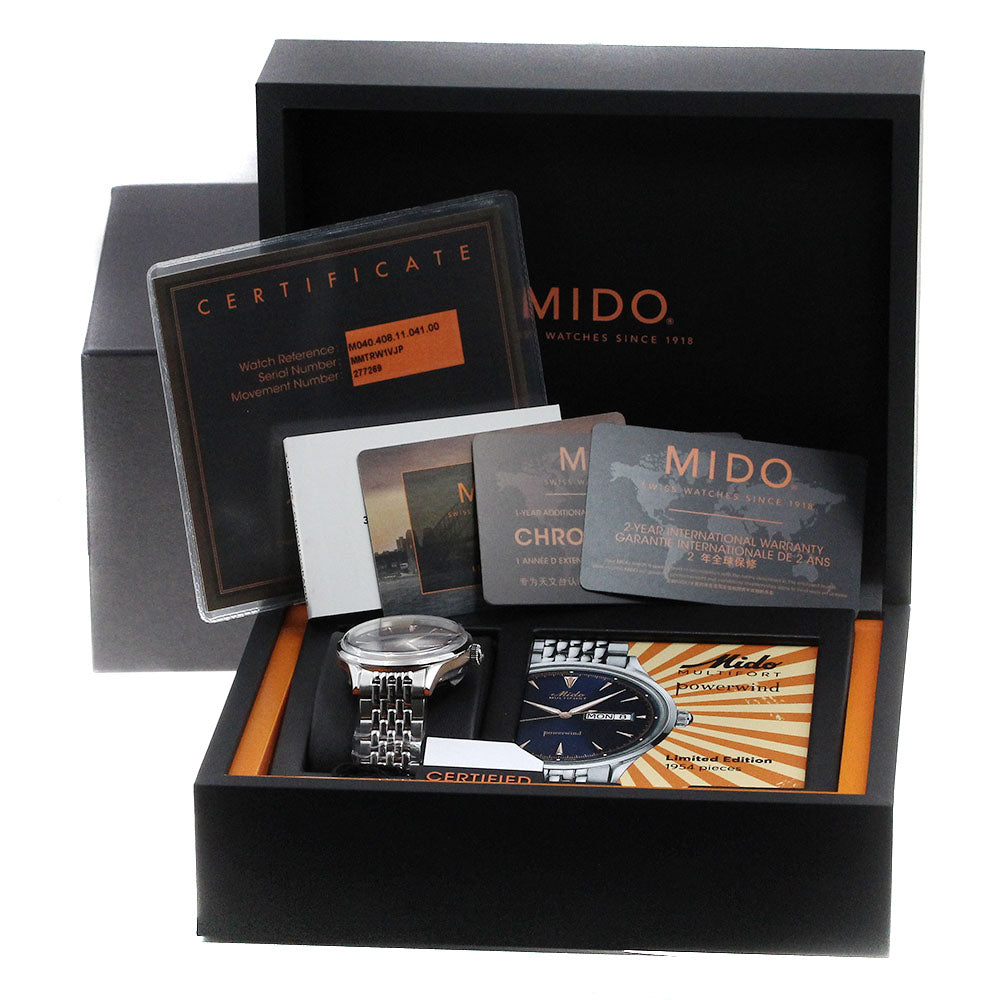 MIDO Multifort M040.408.11.041.00 Limited to 1954 pieces Auto Men's Watch_815418