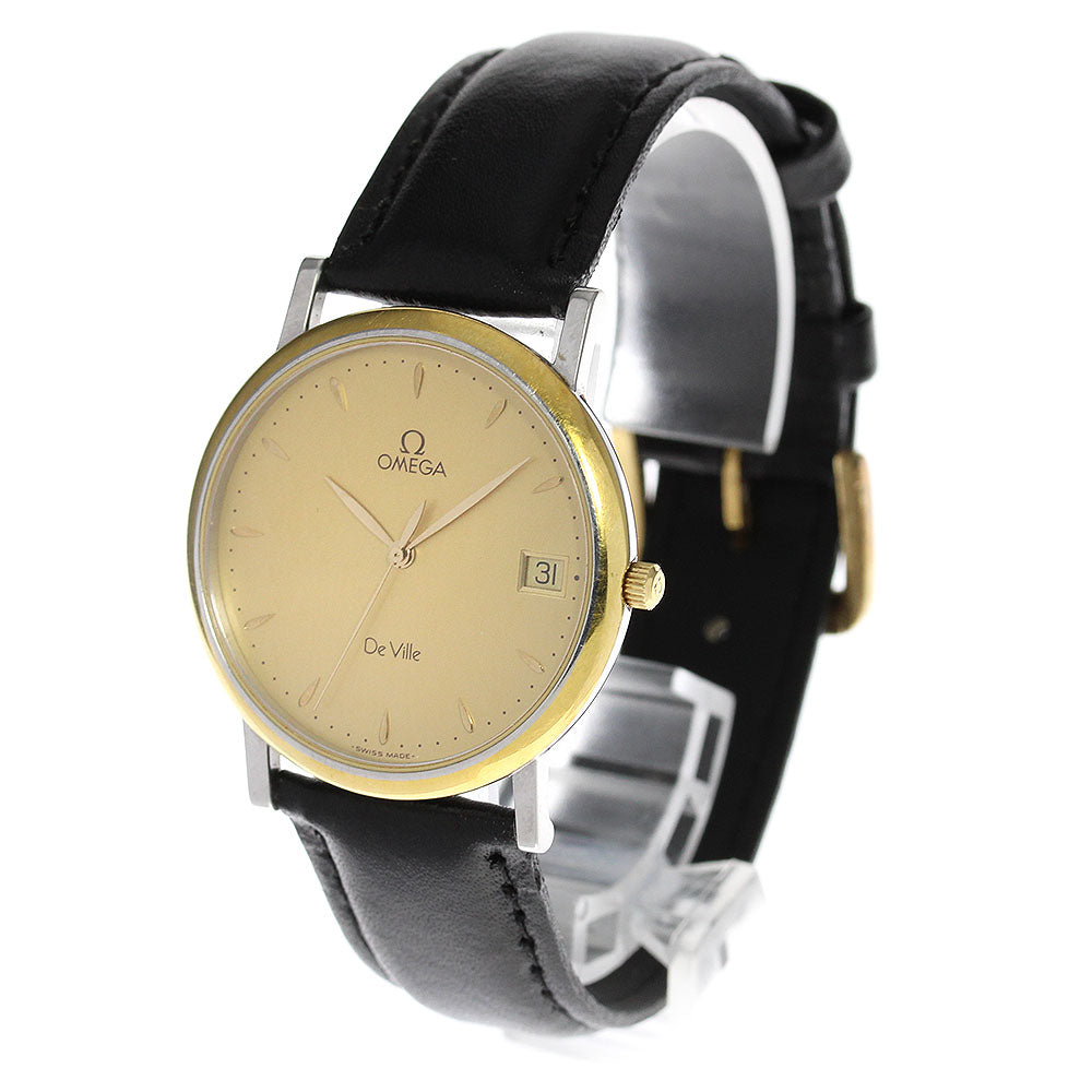 OMEGA De Ville gold Dial Quartz Men's Watch_815465