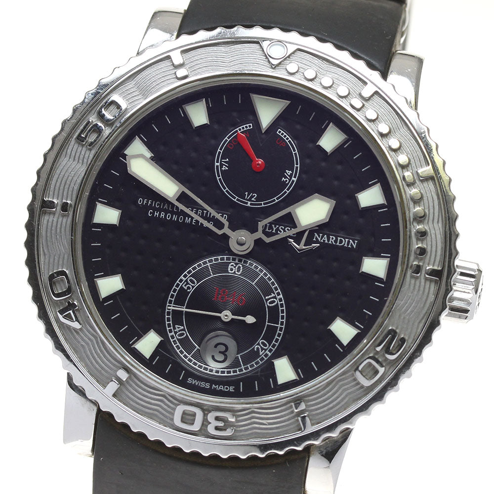 Ulysse Nardin marine diver 263-51 Chronometer black Dial Automatic Men's_815664