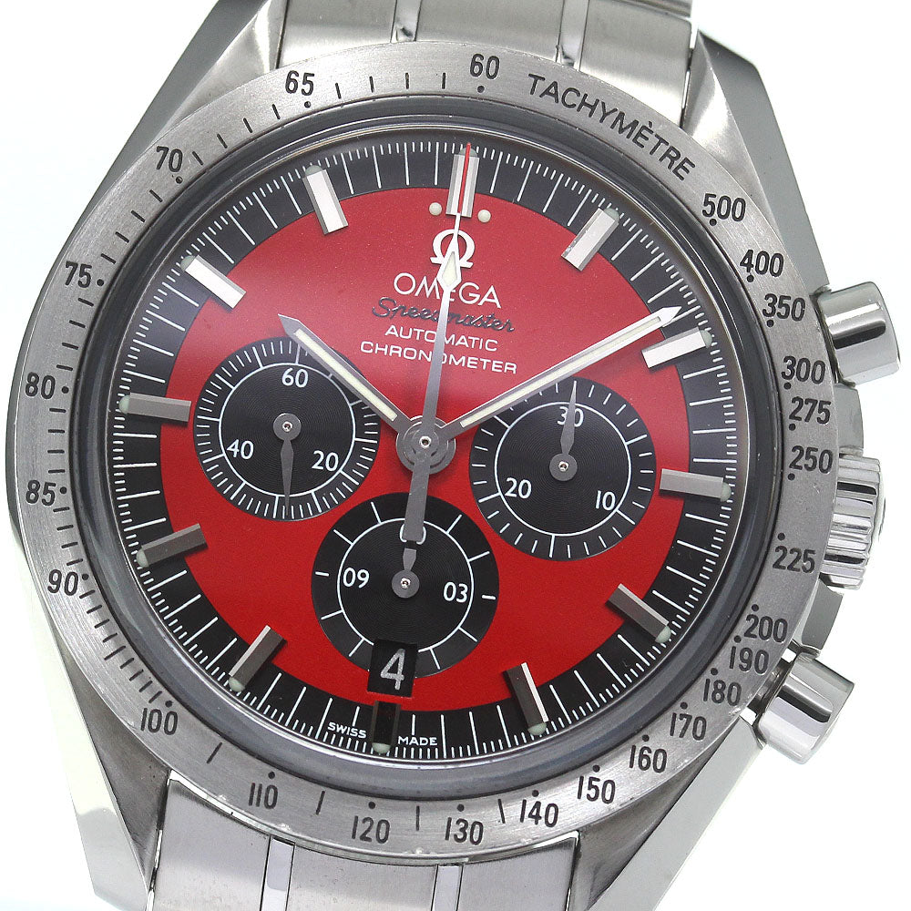 OMEGA Speedmaster Schumacher Legend 3506.61 Chronograph Red Dial Automatic Men's Watch_815796