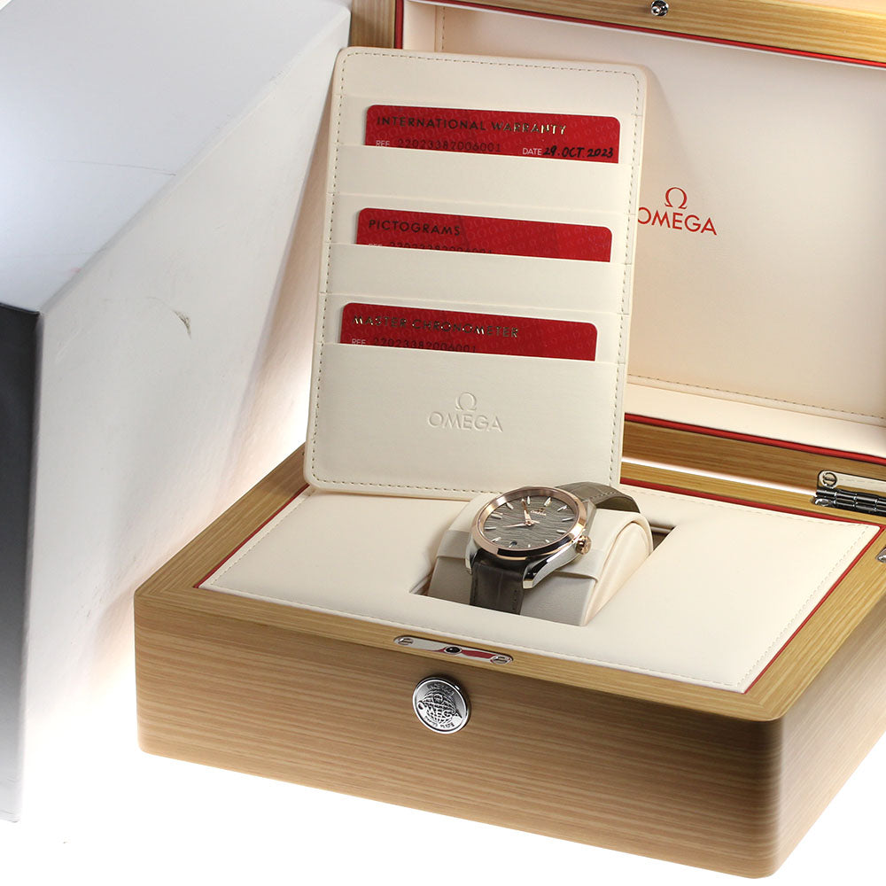 OMEGA Seamaster Aqua Terra 150M 220.23.38.20.06.00﻿1 K18PGBezel gray Dial Automatic Ladies Watch_815806