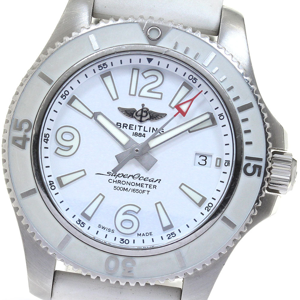 BREITLING Super Ocean 42 A17366 Date white Dial Automatic Men's Watch_815820