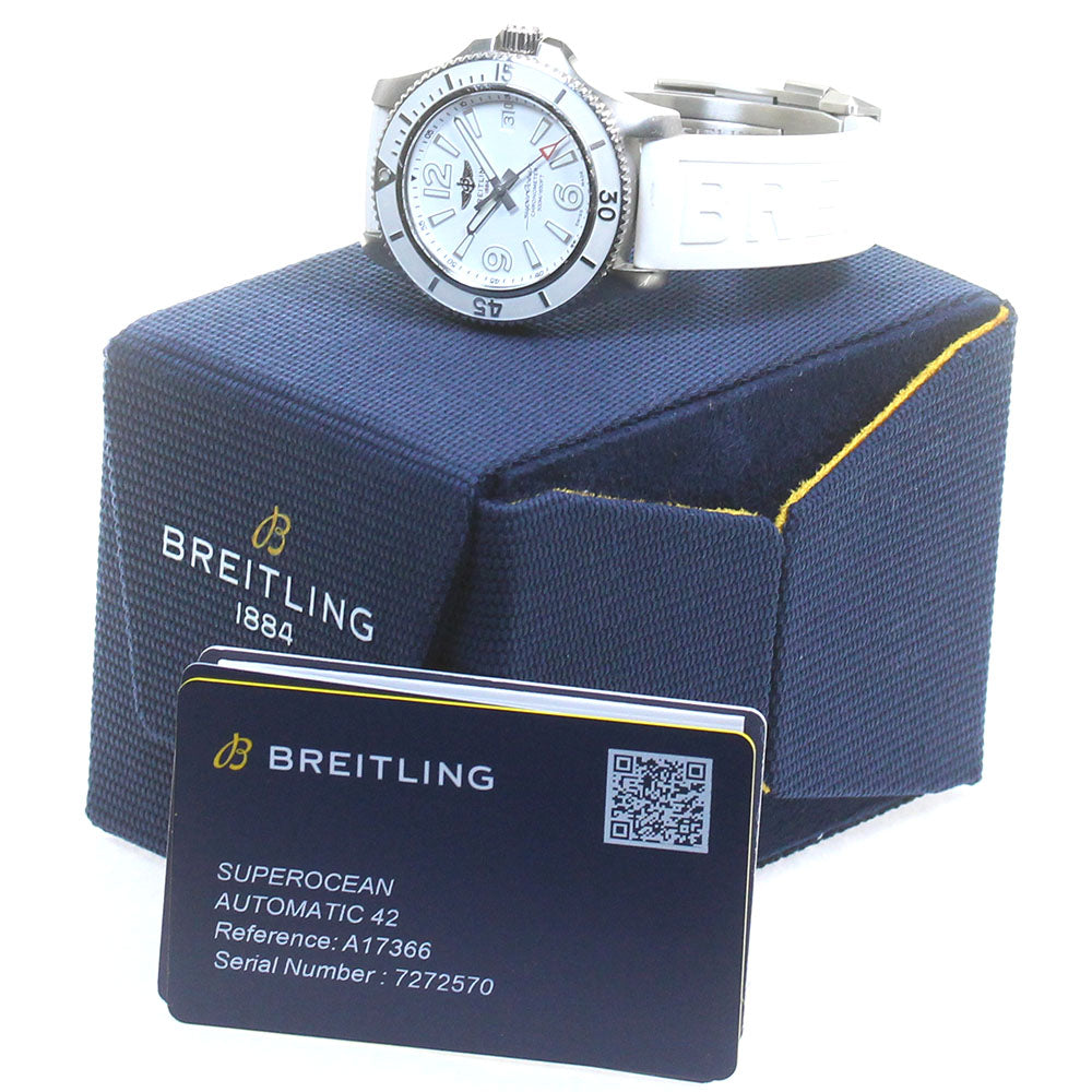 BREITLING Super Ocean 42 A17366 Date white Dial Automatic Men's Watch_815820