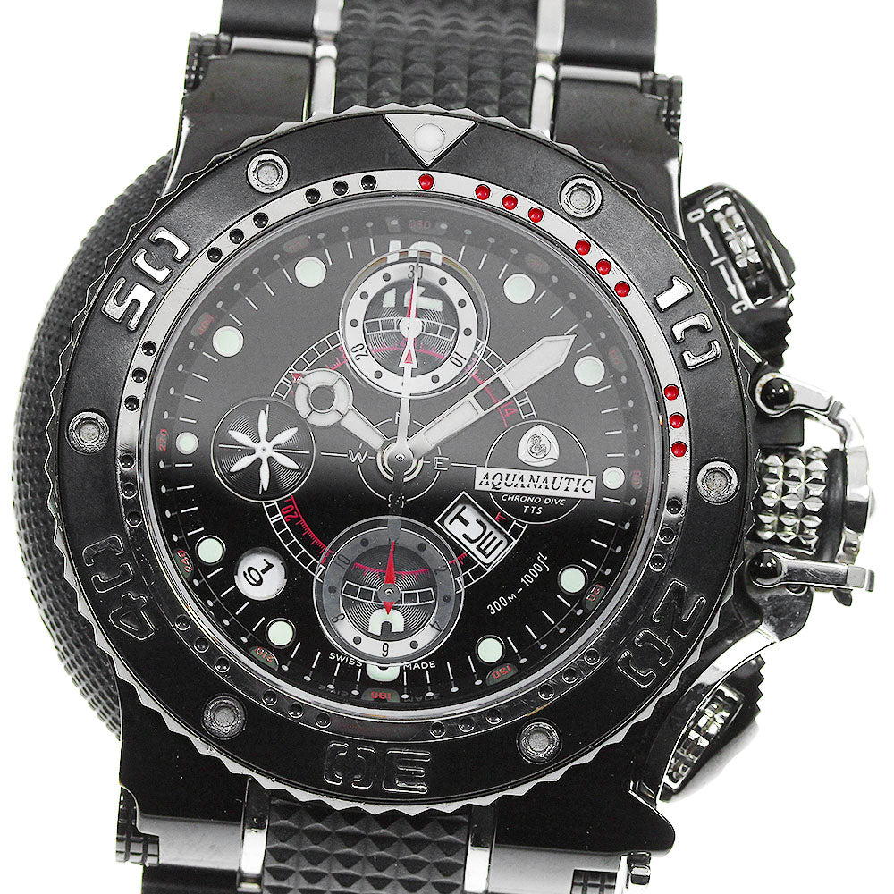 AQUANAUTIC King Cuda Chrono Dive Day date black Dial Automatic Men's_815851