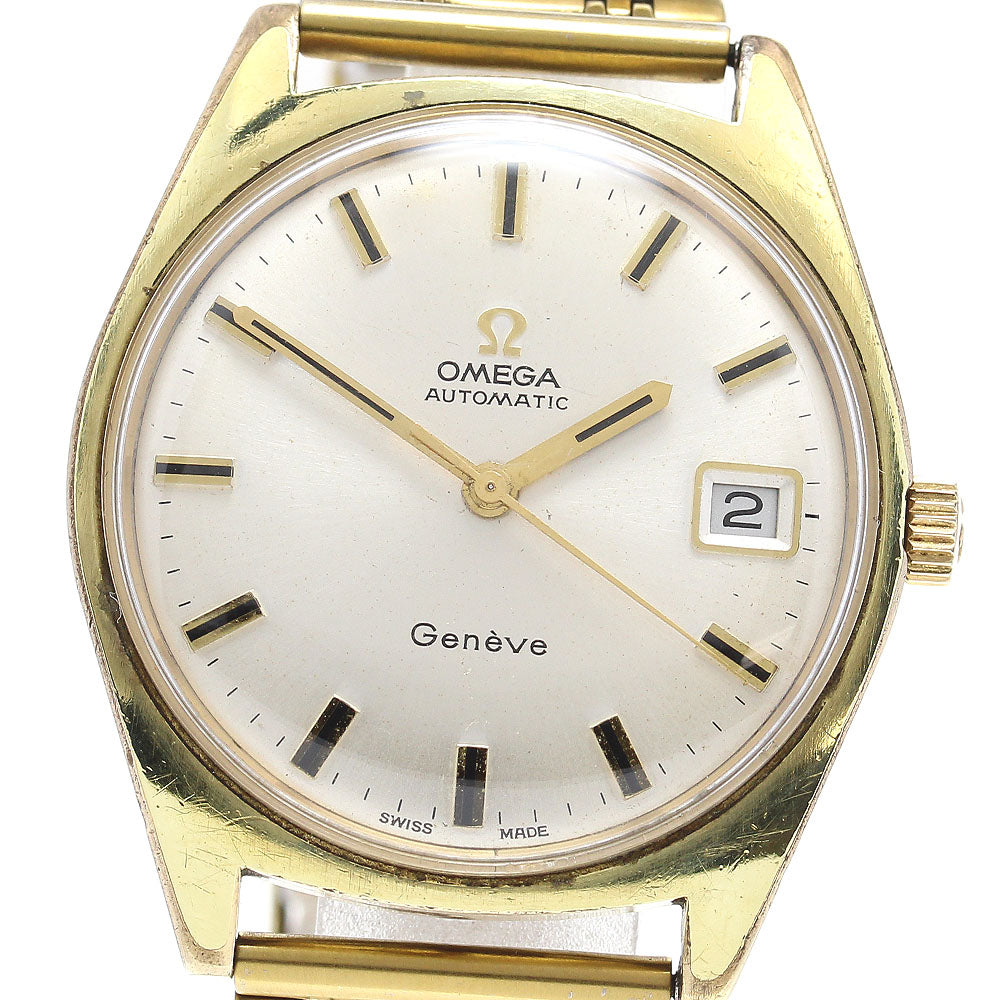 OMEGA Geneve 162.010 Cal.565 Date Silver Dial Automatic Men's Watch_815855