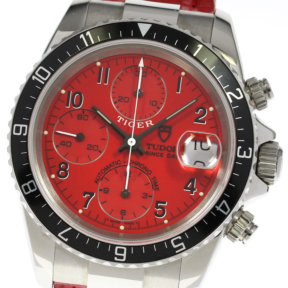 TUDOR Prince Date Chrono Time 79270 Date Red Dial Automatic Men's Watch_815881