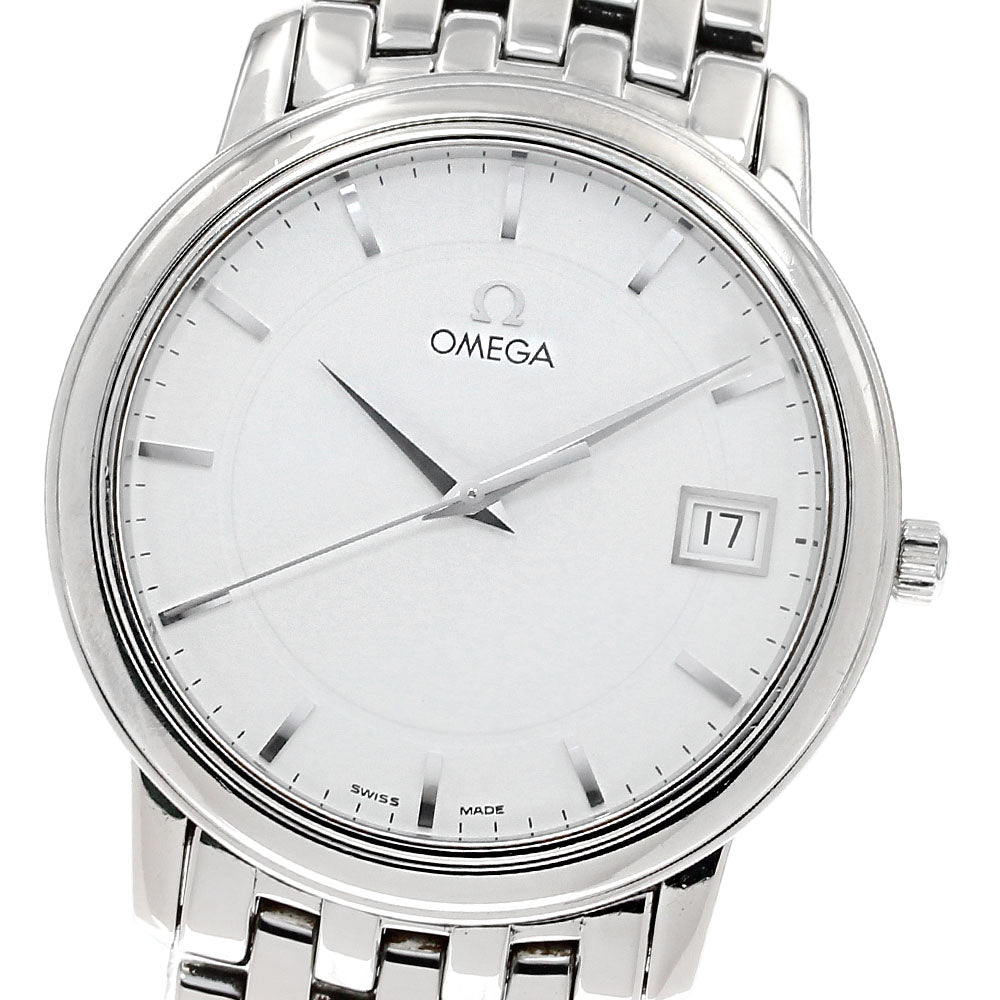 OMEGA De Ville Prestige 4510.21 Date white Dial Quartz Men's Watch_816046